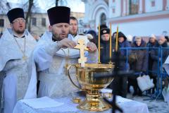 На́вечерие Богоявления (Крещенский сочельник) в Свято-Покровском соборе - 2016