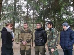 В историко-туристическом клубе при кафедральном соборе города Гродно прошло занятие на "местности"