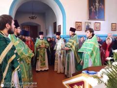 В храме деревни Орля состоялось соборное богослужение духовенства Щучинского благочиния