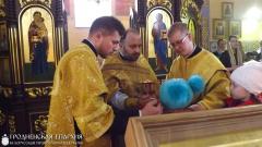 Архиепископ Артемий совершил литургию в храме блаженной Ксении Петербургской