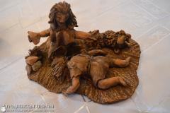 На приходе Мефодия и Кирилла города Волковыска состоялась презентация композиций из глины