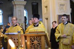 Благодарственный молебен в Покровском соборе по случаю 20-летия архиерейской хиротонии архиепископа Артемия