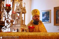 Архиепископ Артемий совершил литургию в малом храме прихода Сретения Господня деревни Гожа