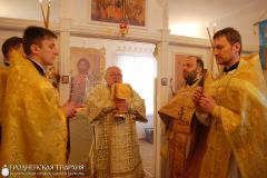 Архиепископ Артемий совершил литургию в малом храме прихода Сретения Господня деревни Гожа