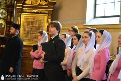 Завершился второй день конкурсных прослушиваний XV Международного фестиваля православных песнопений "Коложский благовест"