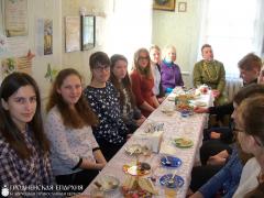 Члены клуба юных журналистов «Твой формат» посетили Свято-Михайловскую церковь Скиделя