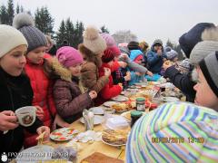 На Благовещенском приходе Волковыска провели праздничные мероприятия, приуроченные к «Масленице»