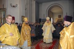 В Неделю о Страшном суде архиепископ Артемий совершил литургию в храме Преображения Господня деревни Волпа