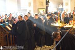 Архиепископ Артемий возглавил вечерню и чин прощения в кафедральном соборе Гродно