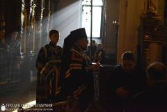 Архиепископ Артемий возглавил вечерню и чин прощения в кафедральном соборе Гродно