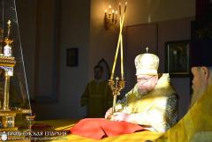 В Неделю сыропустную архиепископ Артемий совершил литургию в кафедральном соборе Гродно