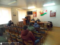 ​Священник провел беседу на тему «О греховной страсти пьянства»