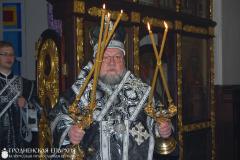 В пятницу первой седмицы Великого поста архиепископ Артемий совершил Литургию Преждеосвященных Даров во Владимирской церкви города Гродно