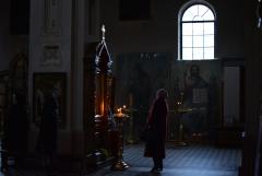 Пятница 1-й седмицы в Покровском соборе: Литургия Преждеосвященных Даров и освящение колива