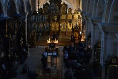 Пятница 1-й седмицы в Покровском соборе: Литургия Преждеосвященных Даров и освящение колива