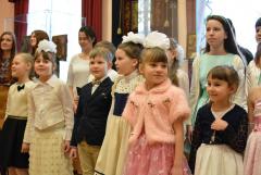 Хор воскресной школы Покровского собора принял участие в открытии выставки в Музее истории и религии