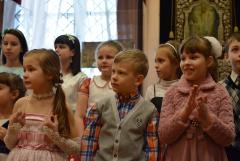 Хор воскресной школы Покровского собора принял участие в открытии выставки в Музее истории и религии
