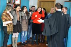 Протоиерей Владимир Петручик освятил "Телерадиокомпанию "Гродно"