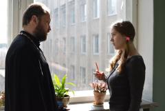 Протоиерей Владимир Петручик. Встреча священника со студентами ун-та Янки Купалы