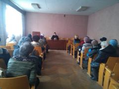 Священник посетил отделение дневного пребывания для граждан пожилого возраста