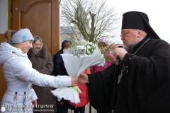 Архиепископ Артемий совершил Литургию Преждеосвященных Даров в храме в честь Святого Духа деревни Озеры