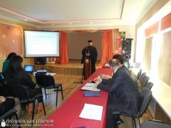 Священник принял участие в районном родительском собрании