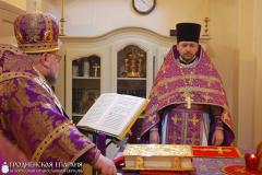 Архиепископ Артемий совершил литургию в храме святителя Луки