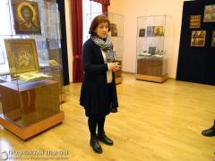 Учащиеся воскресной школы посетили выставку икон в Гродненском музее истории религии