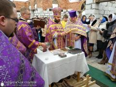 В Мостах состоялась закладка главного храма прихода в честь святой праведной Софии княгини Слуцкой