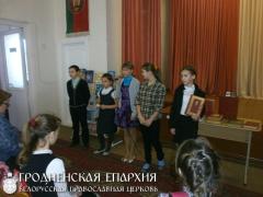 Беседа о духовной книге в школе поселка Острино