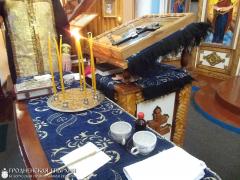 В храме преподобного Серафима Саровского при исправительной колонии № 11 г. Волковыска совершили Таинство Соборования для осужденных