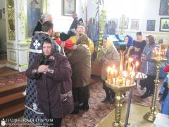 В храме деревни Горностаевичи состоялось соборное богослужение духовенства Свислочского благочиния