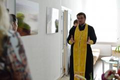 Настоятель Покровского собора освятил рабочие помещения КУП «Телерадиовещательный канал «Гродно Плюс»