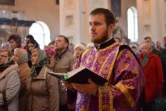 Свято-Покровский кафедральный собор Гродно, диакон Борис Бородинчик 17 апреля 2016