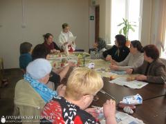 Предпасхальная встреча в центре социального обслуживания населения Волковысского районе