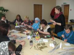 Предпасхальная встреча в центре социального обслуживания населения Волковысского районе