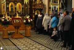 В Великий Четверток архиепископ Артемий совершил литургию в кафедральном соборе Гродно