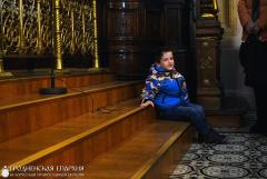 В Великий Четверток архиепископ Артемий совершил литургию в кафедральном соборе Гродно