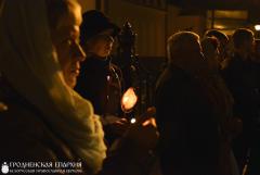 В праздник Воскресения Христова архиепископ Артемий возглавил Пасхальные богослужения в кафедральном соборе Гродно