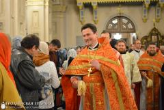 В праздник Воскресения Христова архиепископ Артемий возглавил Пасхальные богослужения в кафедральном соборе Гродно