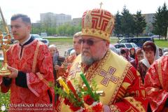 В понедельник Светлой седмицы архиепископ Артемий совершил литургию в храме Благовещения Пресвятой Богородицы города Волковыска