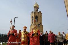 В понедельник Светлой седмицы архиепископ Артемий совершил литургию в храме Благовещения Пресвятой Богородицы города Волковыска