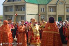 В понедельник Светлой седмицы архиепископ Артемий совершил литургию в храме Благовещения Пресвятой Богородицы города Волковыска