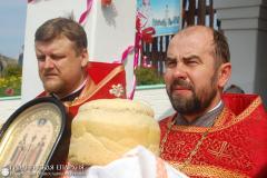 В понедельник Светлой седмицы архиепископ Артемий совершил литургию в храме Благовещения Пресвятой Богородицы города Волковыска