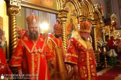 Архиепископ Артемий принял участие в вечернем богослужении в Свято-Рождество-Богородичном монастыре