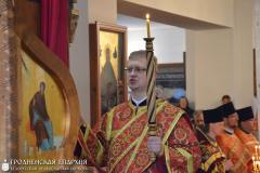 Архиепископ Артемий совершил литургию в нижнем храме прихода Собора Всех Белорусских Святых города Гродно