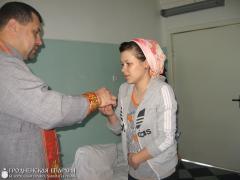 Священник посетил центральную районную больницу города Волковыска