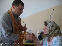 Священник посетил центральную районную больницу города Волковыска