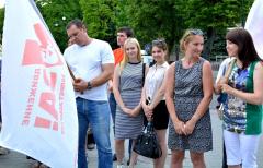 У Покровского собора отслужили молебен о защите жизни и прошел авто-мотопробег «Гродно – за запрет абортов»