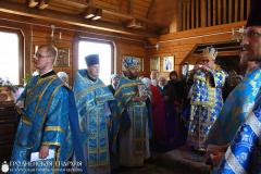 Архиепископ Артемий совершил литургию в храме Жировичской иконы Божией Матери прихода прмч. Афанасия Брестского